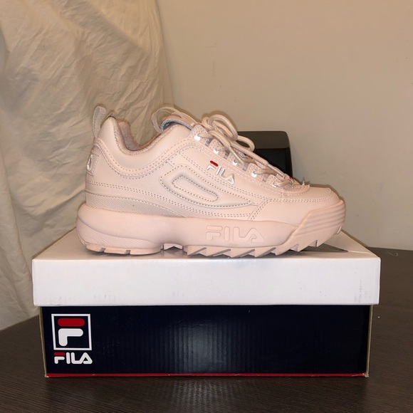 fila disruptor blush pink